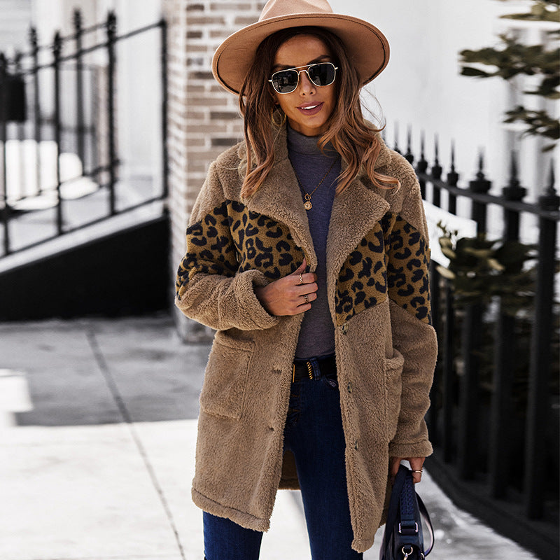 Stitching Amazon Fur Coat Winter Long Coat In The United States - Rasty's