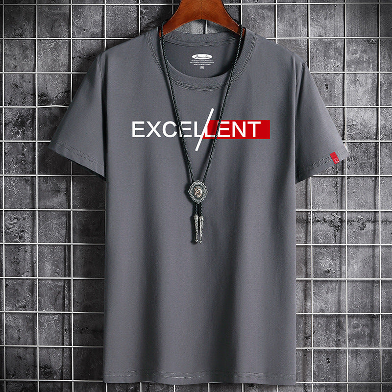 Camiseta de manga corta de verano de algodón para hombre - Rasty's
