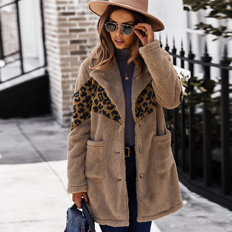 Stitching Amazon Fur Coat Winter Long Coat In The United States - Rasty's