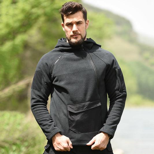 Outdoor Warm And Breathable Thick Fleece Loose
