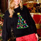 2024 New Christmas Tree Women's Sweatshirt Hoodie Autumn Winter Long Sleeve Sweater Pullovers Festival Female Clothing