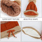 Winter Hat For Women 3pcs Knitted Beanie Hat Scarf Set Warm Hat