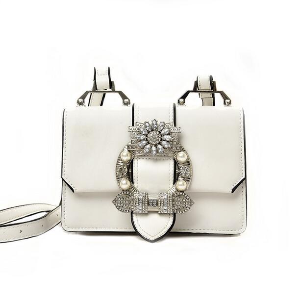 Fashion Designer Famous Bags For Women Designer Diamond Lock Bags Quality PU Leather Women Handbags Elegant Lady Shoulder Bags 
