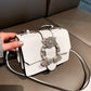 Fashion Designer Famous Bags For Women Designer Diamond Lock Bags Quality PU Leather Women Handbags Elegant Lady Shoulder Bags 