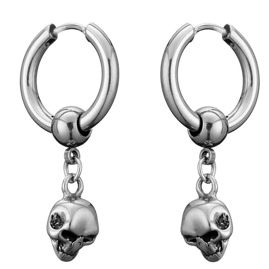 Titanium Steel Tide Jewelry Hip-hop Personality Earrings Men's Stainless Steel Earrings - Rasty's