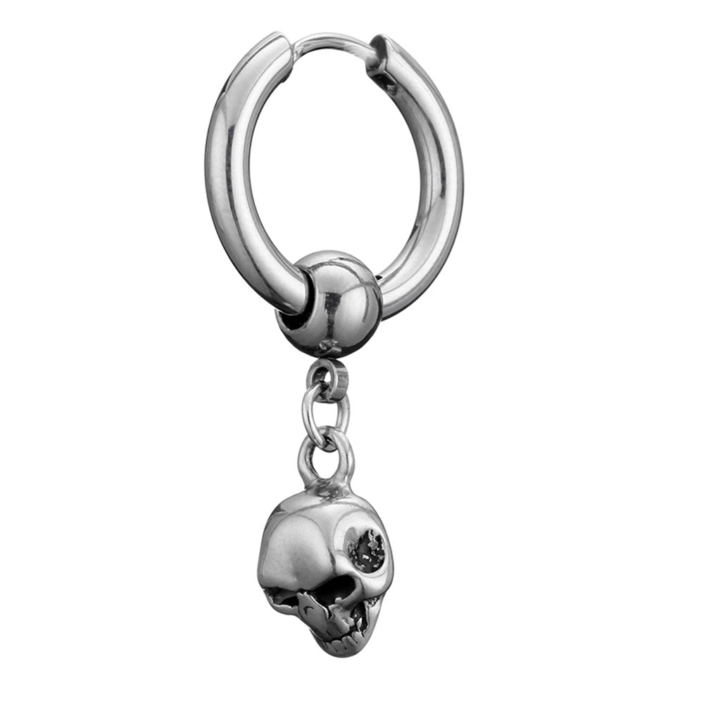 Titanium Steel Tide Jewelry Hip-hop Personality Earrings Men's Stainless Steel Earrings - Rasty's