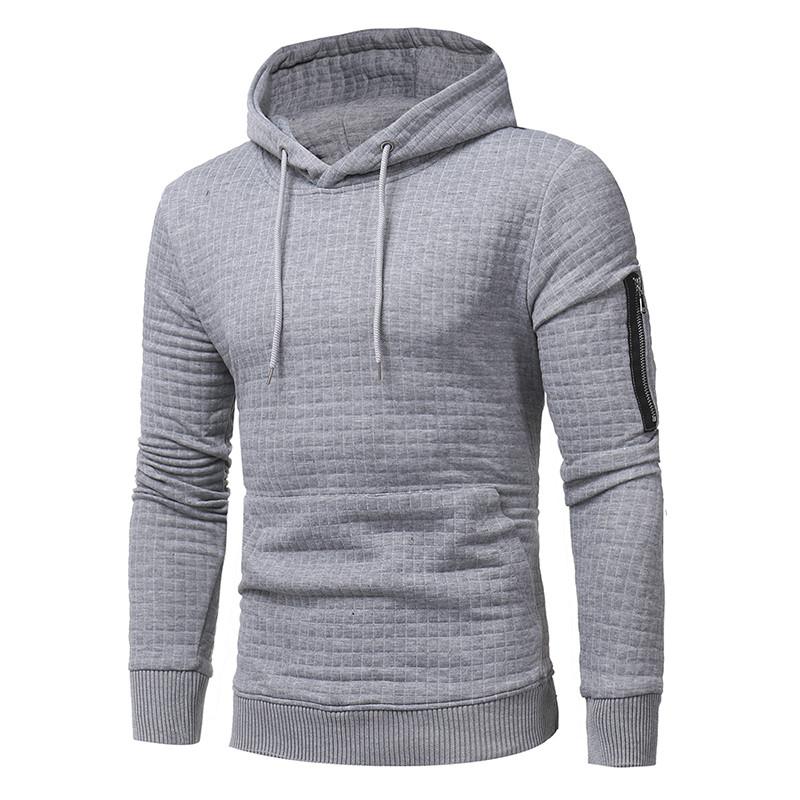 Sudadera con capucha para hombre con cremallera en el brazo - Rasty's