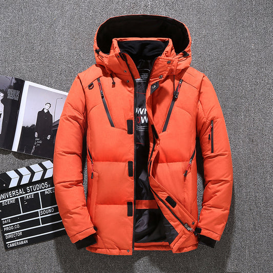 Abrigo grueso de invierno para hombre con capucha desmontable - Rasty's