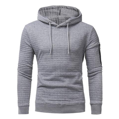 Sudadera con capucha para hombre con cremallera en el brazo - Rasty's