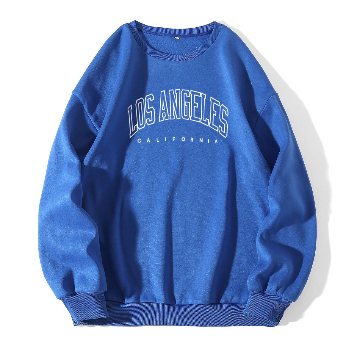 Letter Print Crew Neck Pullover Sweatshirt - Rasty's