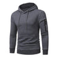 Sudadera con capucha para hombre con cremallera en el brazo - Rasty's