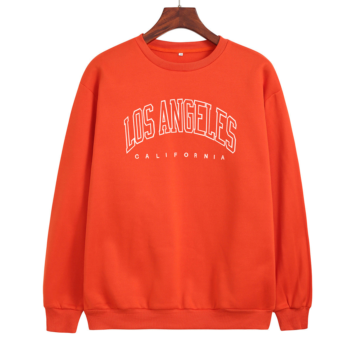 Letter Print Crew Neck Pullover Sweatshirt - Rasty's