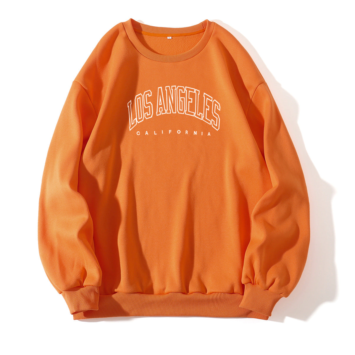 Letter Print Crew Neck Pullover Sweatshirt - Rasty's
