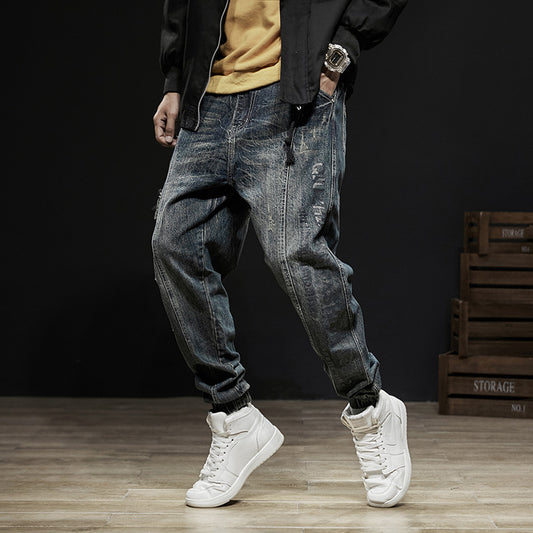 Trendy Brand Loose Denim Overalls Straight Leg - Rasty's