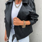 Chaqueta de abrigo de cuero para mujer - Rasty's